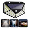 PACK X 4 FOCO SOLAR APLIQUE 100 LED