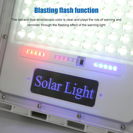REFLECTOR SOLAR LED CUERPO ALUMINIO 200W BATERIA LiFePo4 20Ah