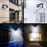 PACK X 4 FOCO SOLAR APLIQUE 100 LED