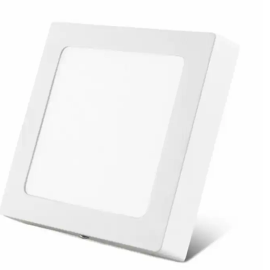 PLAFON LED 24W SOBREPUESTO CUADRADO LUZ CALIDA / FRIA