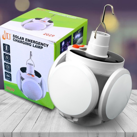 AMPOLLETA SOLAR LED DE EMERGENCIA RECARGABLE / 40 W