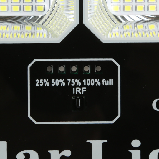 REFLECTOR SOLAR LED CUERPO ALUMINIO NEGRO 200W BATERIA LiFePo4 20AH