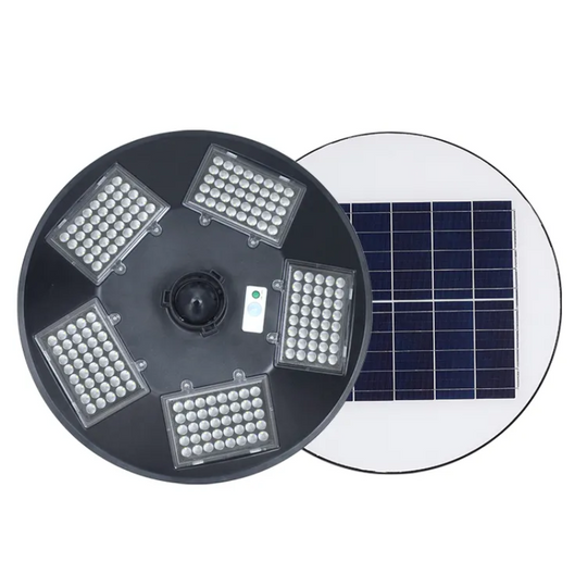 FOCO SOLAR LED TIPO UFO 500W BATERIA LITIO 12.000AH