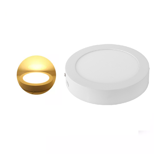 PLAFON LED 24W SOBREPUESTO CUADRADO LUZ CALIDA / FRIA