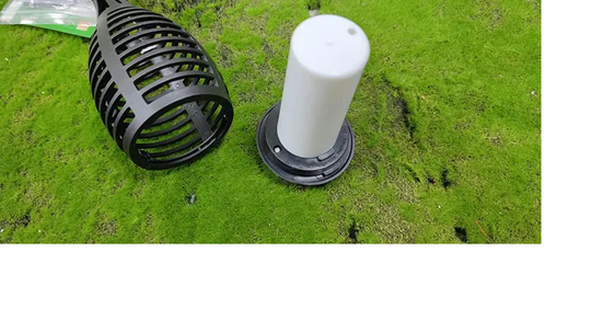 Pack X2 Estaca Solar Antorcha Fuego Impermeable Decoración