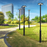FOCO SOLAR LED TIPO UFO 500W BATERIA LITIO 12.000AH