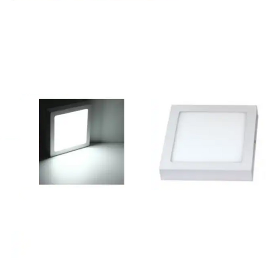 PLAFON LED 24W SOBREPUESTO CUADRADO LUZ CALIDA / FRIA