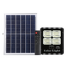 REFLECTOR SOLAR LED CUERPO ALUMINIO NEGRO 50W BATERIA LiFePo4 10AH