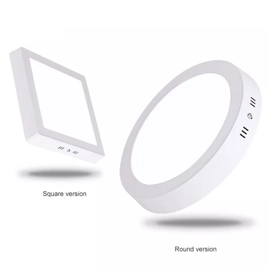 PLAFON LED 24W SOBREPUESTO CUADRADO LUZ CALIDA / FRIA