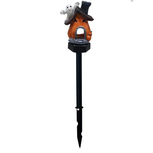 ESTACA SOLAR LED CASA FANTASMA HALLOWEEN LUZ CÁLIDA