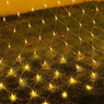 LUZ SOLAR NAVIDEÑA CÁLIDA TIPO MALLA DE 88LEDS TRAMADO ESTRELLA